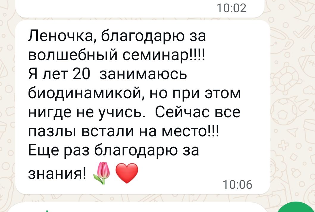 Отзыв ученицы